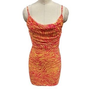 Zebra mini dress